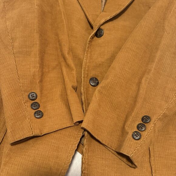 Vintage 70s Levi's Panatela Sport Coat Mens 42R Brown Corduroy Western Blazer - Picture 11 of 11